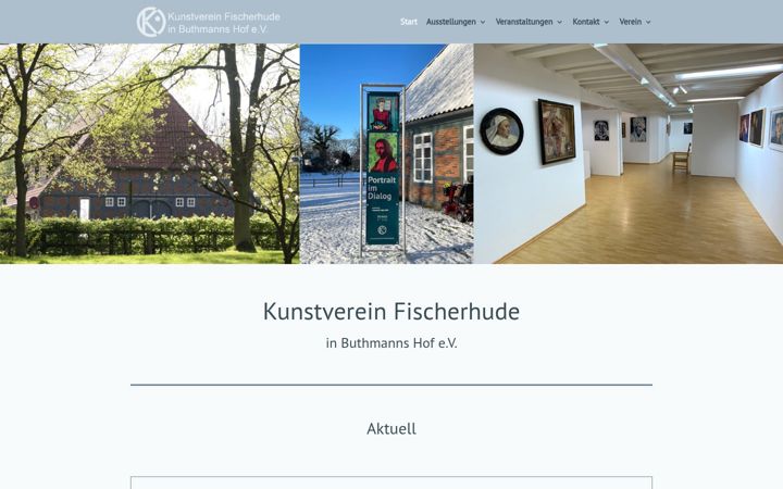 Screenshot of kunstverein-fischerhude.de