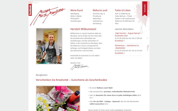 Screenshot of kunstvilla.at