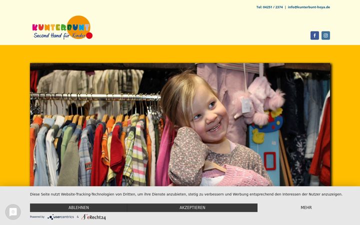 Screenshot of kunterbunt-hoya.de