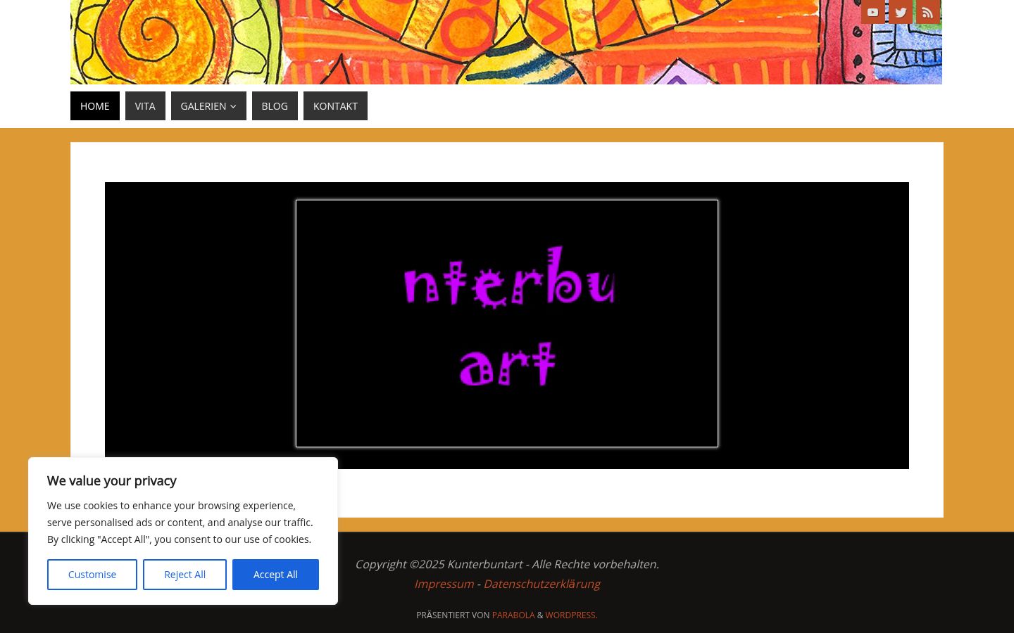 Screenshot tal-banner tal-kunsens muri qabel kwalunkwe interazzjoni