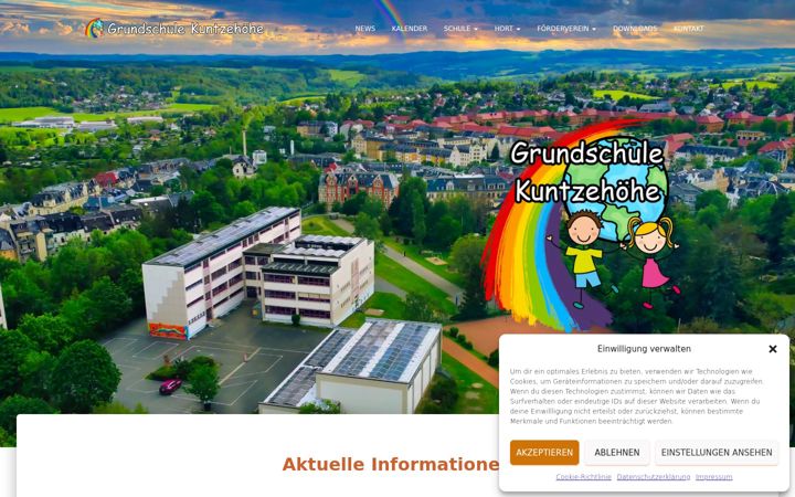 Screenshot of kuntzehoehe.com