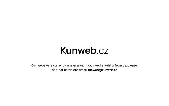 Screenshot of kunweb.cz