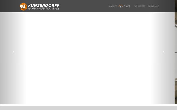Screenshot of kunzendorff.de