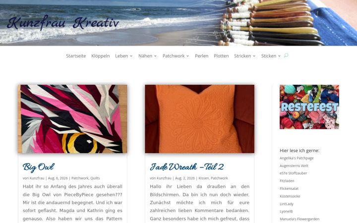 Screenshot of kunzfrau-kreativ.de