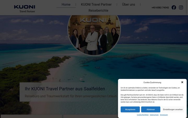 Screenshot of kuoni-saalfelden.at