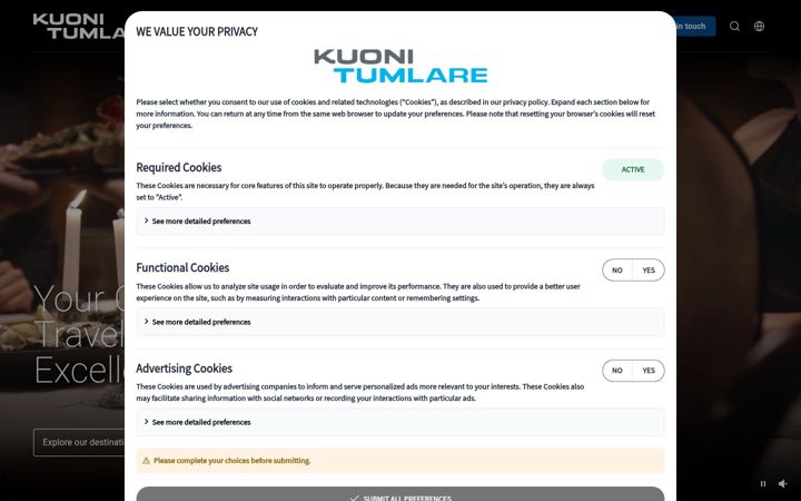 Screenshot of kuonitumlare.com