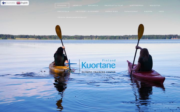 Captură de ecran a kuortane.com