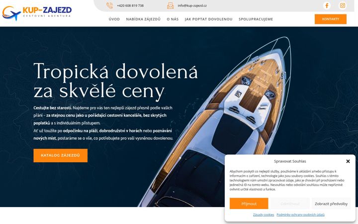 Screenshot of kup-zajezd.cz