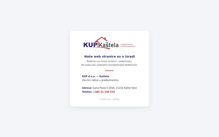 Screenshot of kup.com.hr