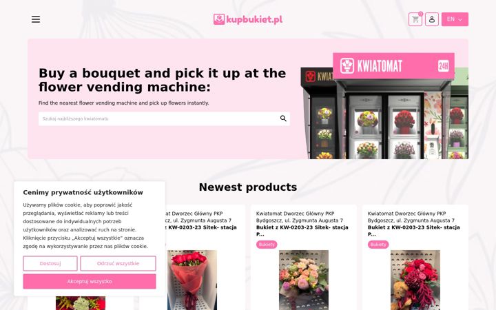 Screenshot of kupbukiet.pl