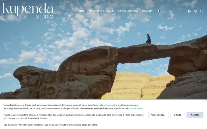 Screenshot of kupendastudio.com