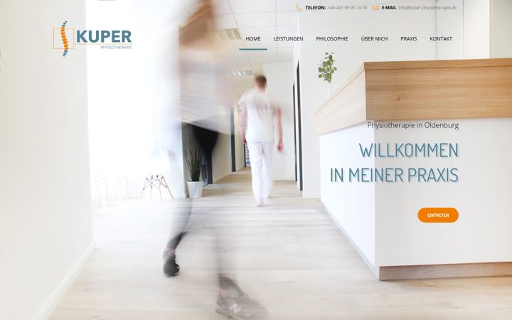 Ekrānuzņēmums no kuper-physiotherapie.de