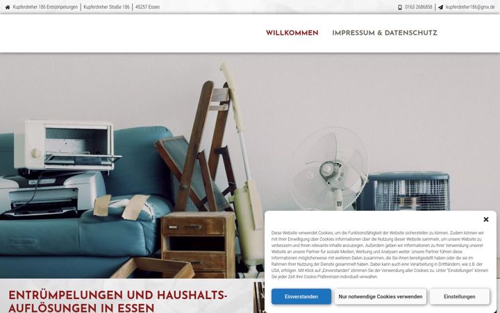 Screenshot of kupferdreher-entruempelung.de