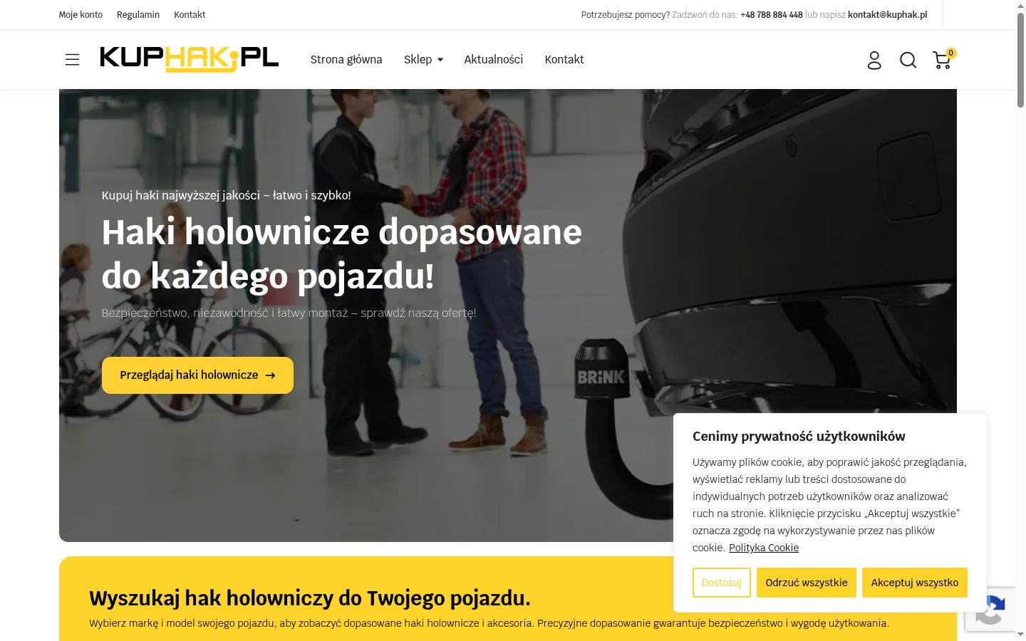 Snímek obrazovky baneru souhlasu zobrazeného před jakoukoli interakcí