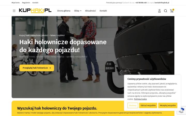 Screenshot of kuphak.pl