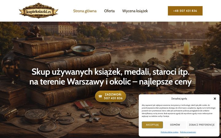Screenshot of kupieksiazki.pl