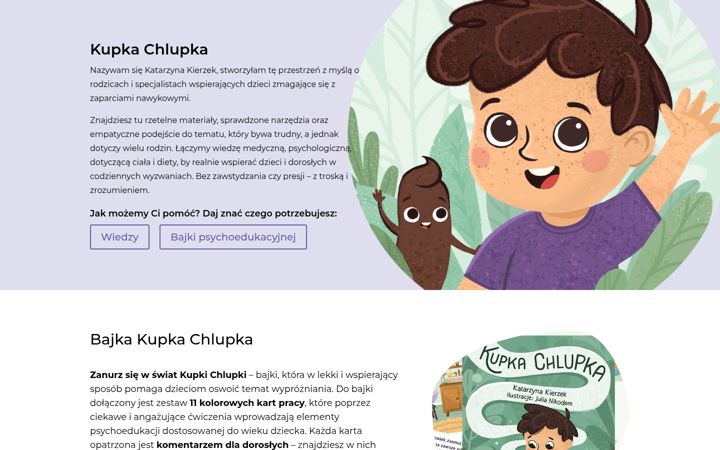 Screenshot of kupkachlupka.pl
