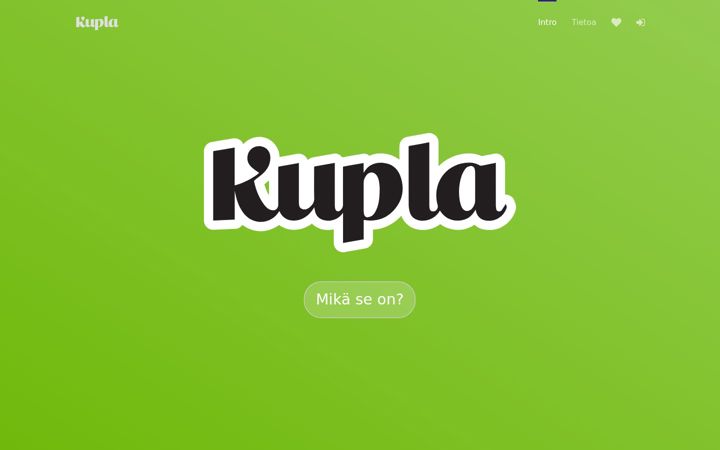 Screenshot of kupla.fi