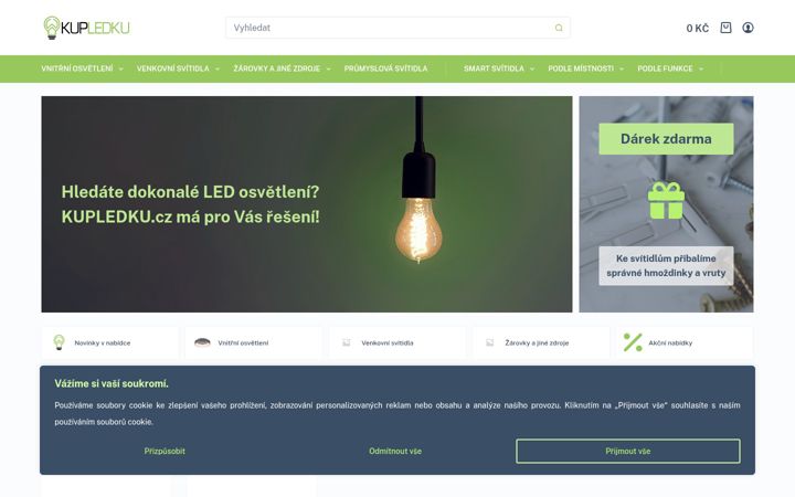 Screenshot of kupledku.cz