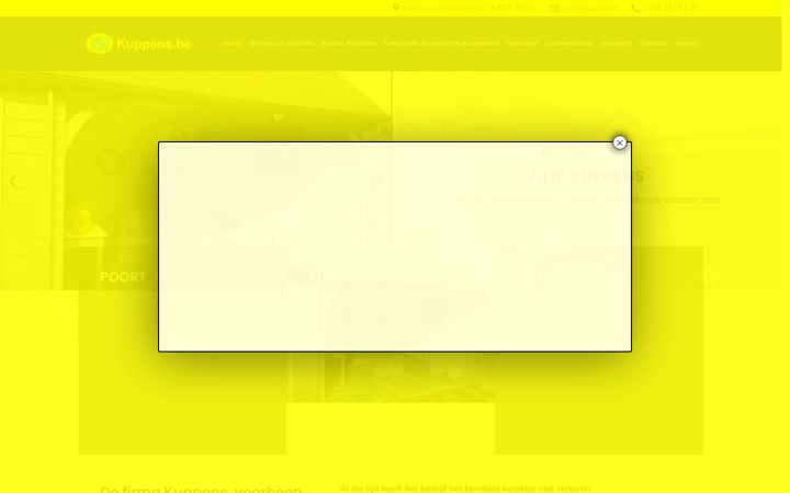 Screenshot of kuppens.be