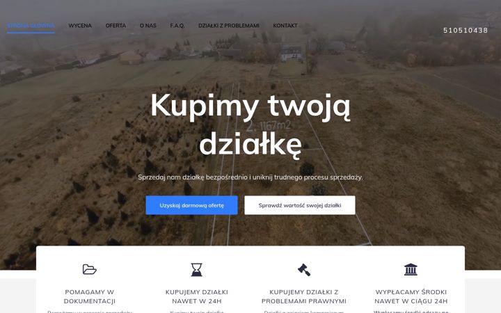 Képernyőkép: kupujemydzialki.pl