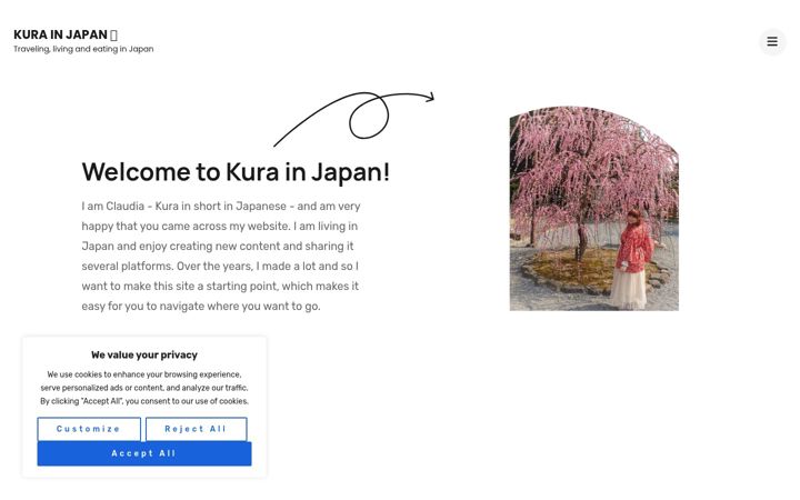 Ekrano kopija kura-in-japan.com