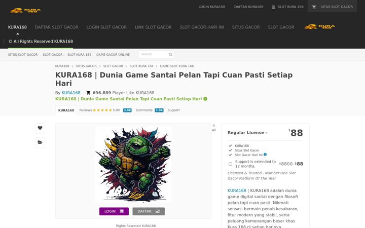 Snimka zaslona za kura168.com