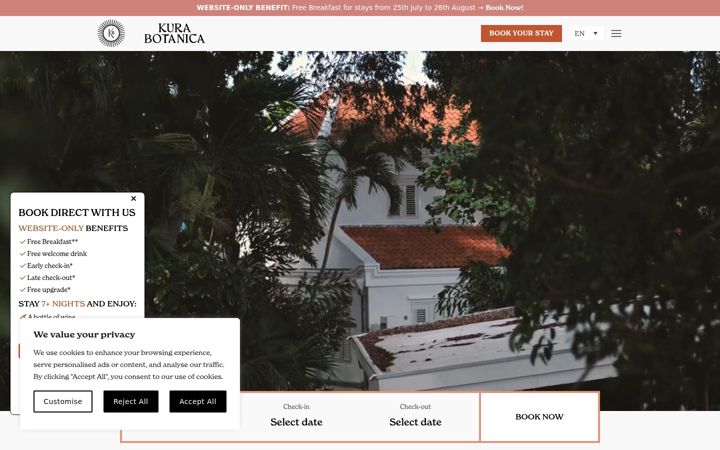 Screenshot of kurabotanica.com