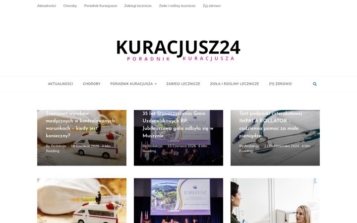 Screenshot of kuracjusz24.pl