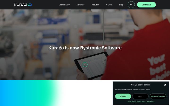 Screenshot of kurago.software