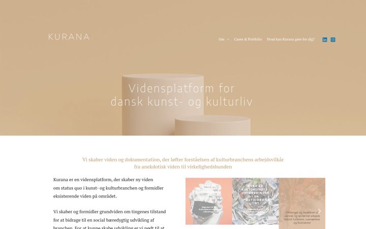 Screenshot von kurana.dk