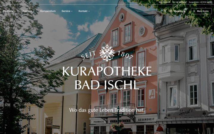 Screenshot of kurapotheke.at