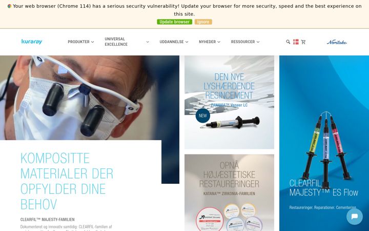 Screenshot of kuraraynoritake.eu