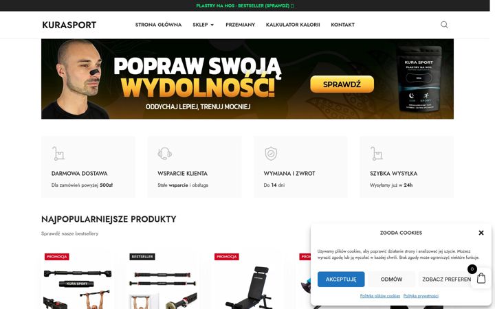 Screenshot of kurasport.pl