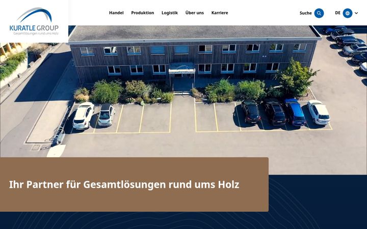 Screenshot of kuratlegroup.com
