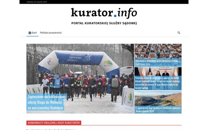 Screenshot of kurator.info