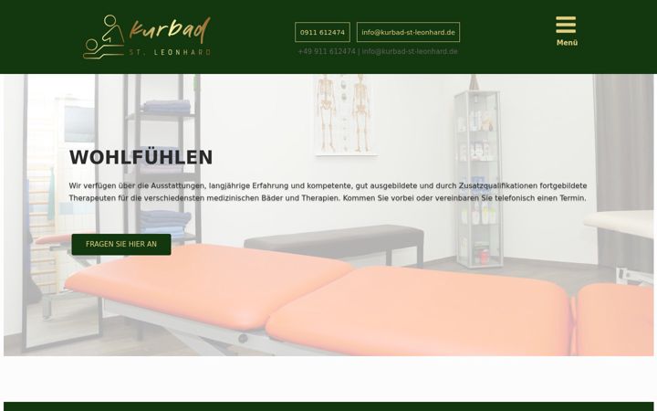 Screenshot of kurbad-st-leonhard.de