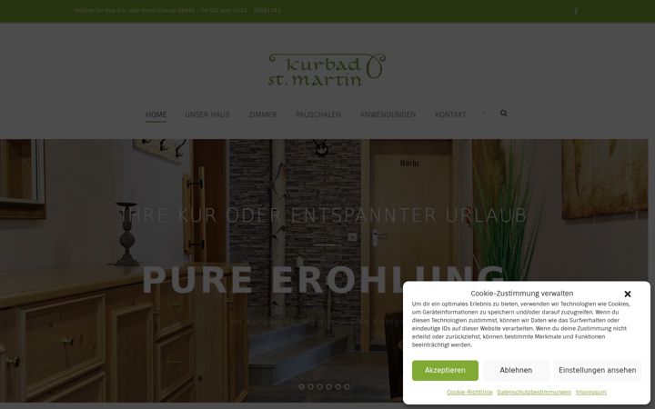 Screenshot of kurbad-st-martin.de
