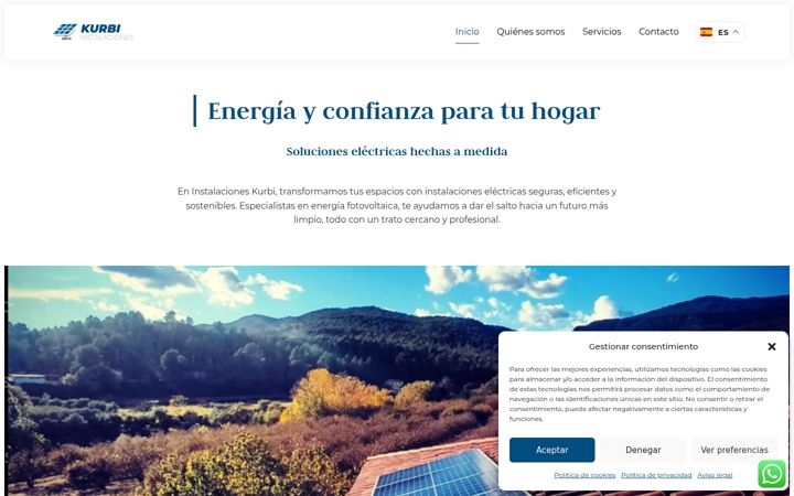 Screenshot of kurbiinstalador.es