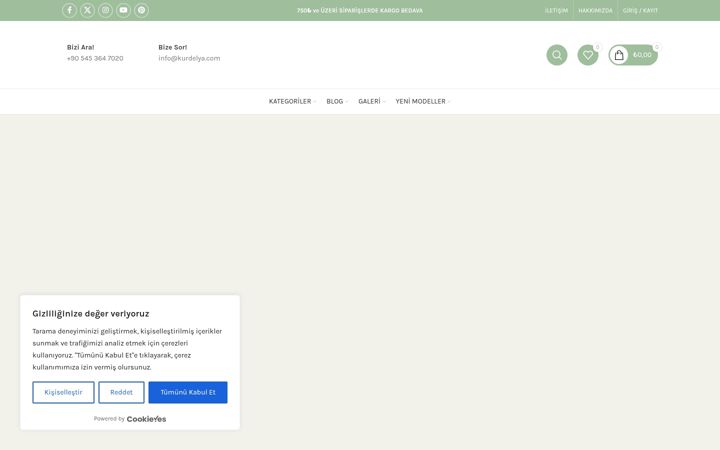 Screenshot of kurdelya.com