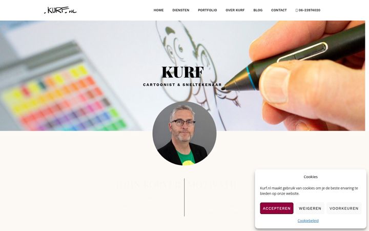 Screenshot of kurf.nl