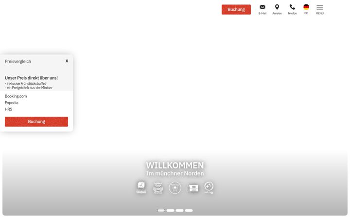 Screenshot of kurfuerst-hotel.de