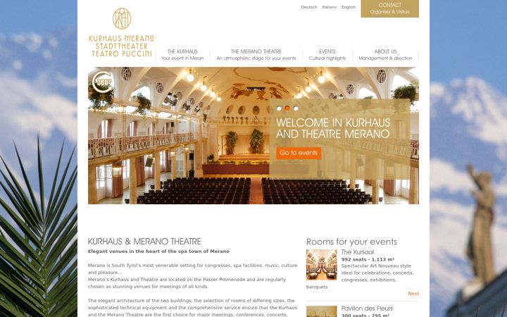 Screenshot of kurhaus.it