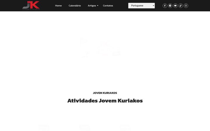Screenshot of kuriakos-jovem.com