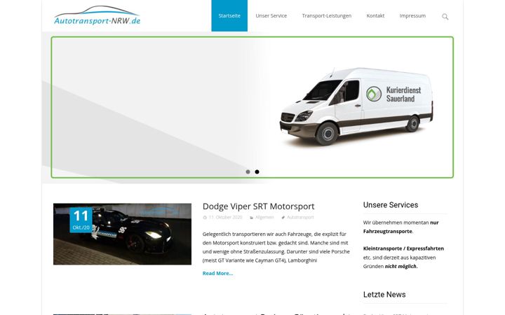 Screenshot of kurierdienstsauerland.de