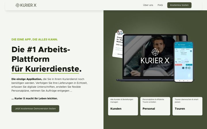 Screenshot of kurierx.de