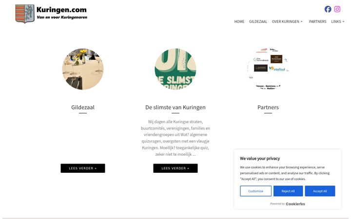 Screenshot of kuringen.com