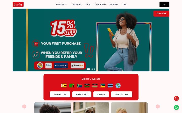 Screenshot of kurira.com