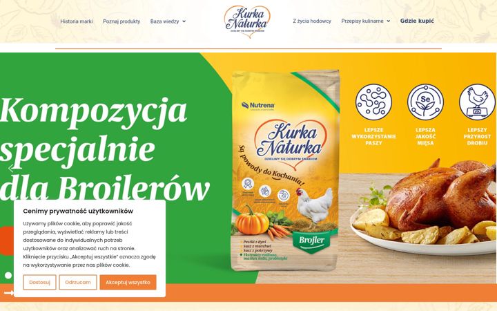 Screenshot of kurka-naturka.com.pl