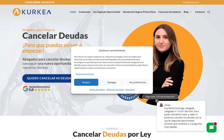 Screenshot of kurkea.com